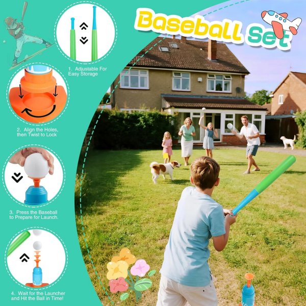 Kids-8-in-1 Fun Outdoor Kids Sports