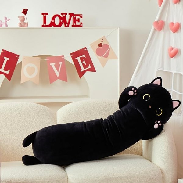 Long Black Cat