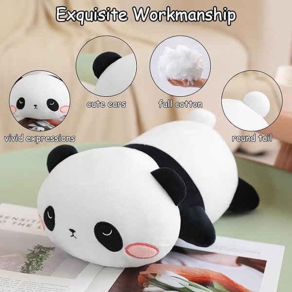 Weighted Panda Stuffed Animal