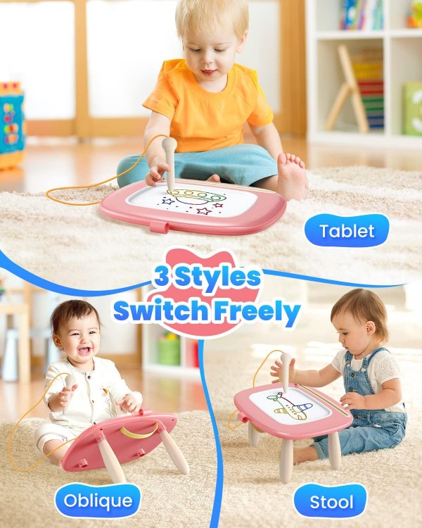 Magnetic Drawing Board(Pink)